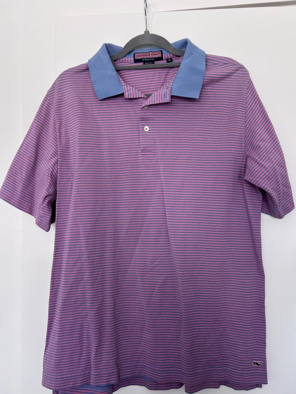 Vineyard Vines Purple and Blue Striped Polo
